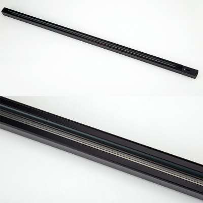 Made In China Showcase Application 3 Phase 4 Wire 2M Black LED Rail With Power Supply